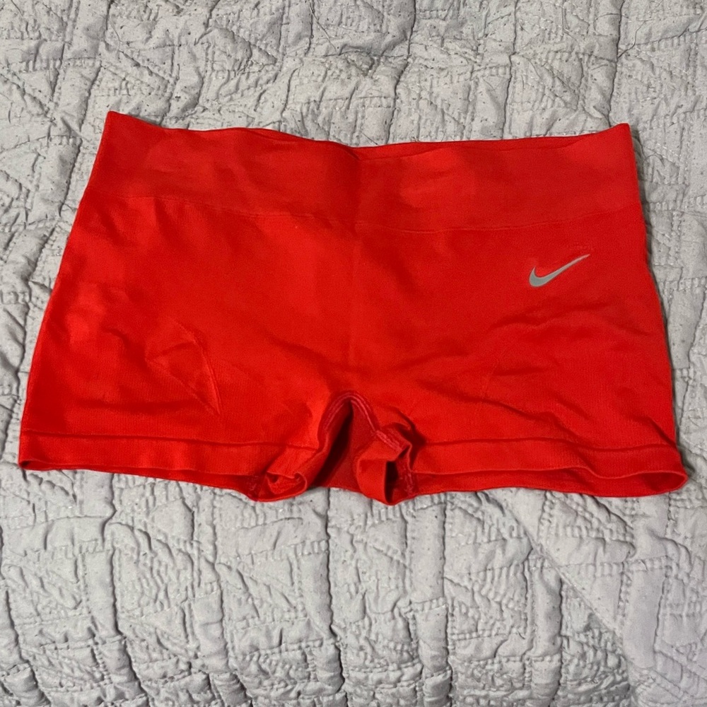 Nike Women's Vivid Red Athletic Shorts